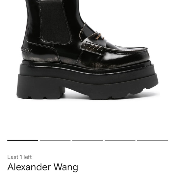 Alexander Wang Shoes - Alexander Wang Glossy Black Heeled Boots